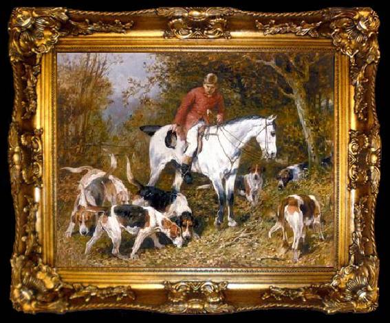framed  unknow artist Classical hunting fox, Equestrian and Beautiful Horses, 07., ta009-2